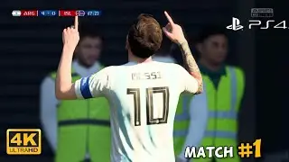 FIFA 18 : World Cup Russia | Argentina vs Iceland  | Match #1 | PS4 Gameplay