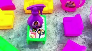 Unboxing beautiful |miniature plastic kitchen| set with amazing |appliances |the tiny sports |