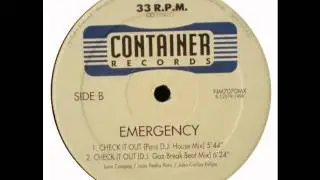 EMERGENCY - CHECK IT OUT (DJ GAZ BREAKBEAT MIX)