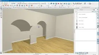 Combining Arched Doorways and a Pass Through - Chief Architect