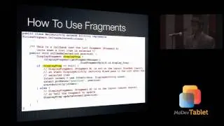 Modev Tablet Conference 2012 | Presentations | Developing a Tablet Application | Prasanna Perera