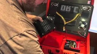 Revolectrix PL8 mounting system and Bump Controller for charge cases. Rotor Craft RC