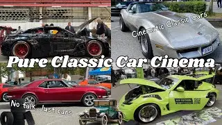 Cinematic Classic Cars Shots | Gothenburg Classic Car Weekend 2025 | Sweden