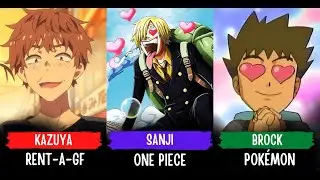 TOP 10 ANIME SIMP CHARACTERS OF ALL TIME | Anime characters who are simpers