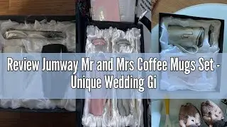 Review Jumway Mr and Mrs Coffee Mugs Set - Unique Wedding Gifts For Bride and Groom - His and Hers A