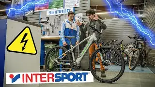 Je teste un VTT &eacute;lectrique INTERSPORT !