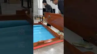 Chinese Courtyard Style | Antique Wooden Door for Self-Built Houses 🪵🏮#woodworking #viralvideo