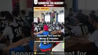 Separate TAT test for Males & Females conducted simultaneously.