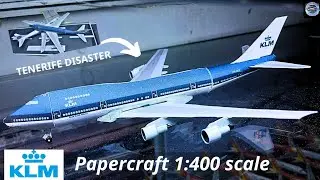 [PAPERCRAFT] Boeing B747 || KLM Royal Dutch Airlines || Tenerife Disaster || PH-BUF || 1:400 Scale |