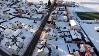Over Semsbyen med drone