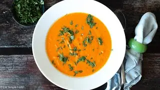 Рецепт кремового морковного супа с кокосовым молоком &mdash; EatSimpleFood.com