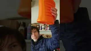 testing Elmer's glue on a buucket
