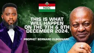 Prophet Bernard Elbernard Nelson-Eshun prophesied John Mahama winning the 2024 Presidential election