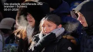 Alla skadade identifierade efter branden i Schweiz