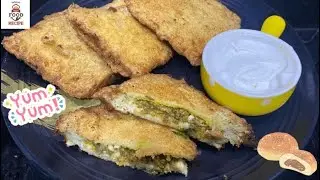 Golden Fried Keema Cheese Cutlets | Easy & Delicious