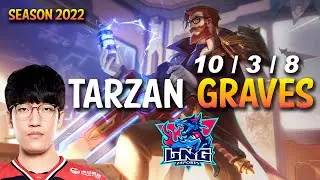 LNG Tarzan GRAVES vs EKKO Jungle - KR Ranked