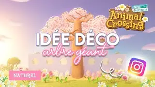 CRÉATION D'UN ARBRE GÉANT INSPIRATION INSTAGRAM 🌺 - ANIMAL CROSSING NEW HORIZONS