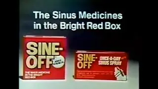 Sine-Off 'Bright Red Box' Commercial (1977)