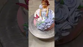 Barbie cake design #barbie #beautiful #viral #youtubeshorts