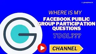 How to Set Participation Questions in Public Facebook Groups