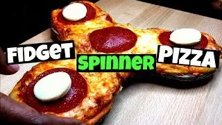 DELICIOUS Fidget Spinner Pizza! [IT REALLY SPINS!!!!!]