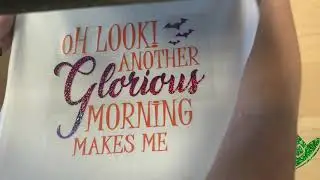 How to Weed and Apply Hologram Heat Transfer Vinyl - Hocus Pocus Shirt - iCraftVinyl