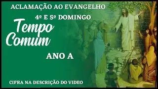 ⛪ACLAMA&Ccedil;&Atilde;O AO EVANGELHO - 4&ordm; E 5&ordm; DOM TEMPO COMUM: ANO A. Meus disc&iacute;pulos alegrai-vos.