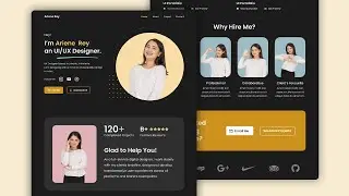 Complete Responsive Personal Portfolio Website Design Using HTML CSS JavaScript