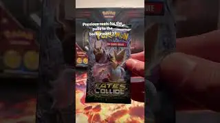 XY Fates Collide Booster Pack are 6 years OLD already?! Opening a last one.