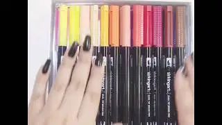 KINGART&trade; Twin Tip Brush Pen Art Markers, Set of 48 Unique Colors