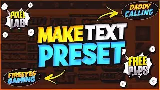 How To Make Text Preset In Pixellab For Thumbnails || Free Trending Text PLP Files @ARPITGRAPHIZ