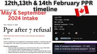 14th February ppr request timeline 🇨🇦| Today&rsquo;s ppr request timeline canada | Latest Canada PPR