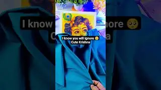 I know you will ignore Lord Krishna 🥹#hyperrealism #drawing #krishna #art #radhakrishna #radheradhe