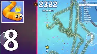Snake I.O Game | Gameplay walkthrough - Part 8 - New Best Gameplay Max - (Android,IOS) 