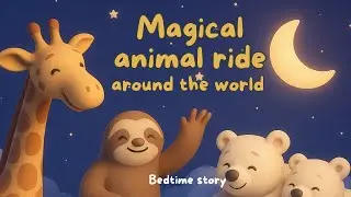 Bedtime Story with Animals 🌙 | Calm & RELAXING | Sleep Story for Kids | Goodnight Zoo & Ocean 🐟