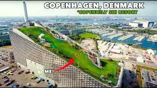 Futuristic Ski Slope ON TOP Of A POWERPLANT in Copenhagen, Denmark!(COPENHILL 2024)