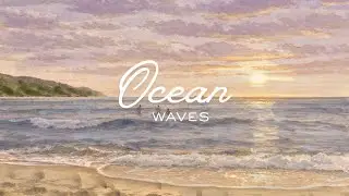 Calm Ocean at Sunset 🌅 Relaxing Sea Waves Ambience (1 Hour) - No Copyright