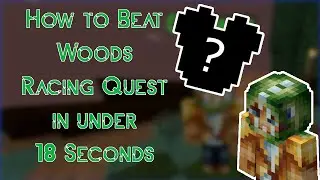 How to beat Woods Racing Quest in 18 Seconds [Hypixel Skyblock]