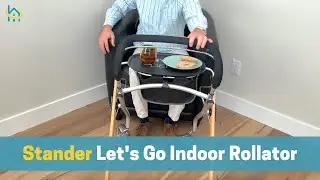 Stander Let's Go Indoor Rollator Features and Setup