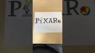 Pixar Logo with Luxo Jr. & Ball with Color Markers #pixar #pixaranimationstudios #pixaranimation