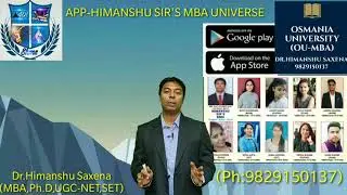 MBA Online Courses in Statistics & Other subjects for SIMSG College,Osmania University