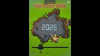 Goodbye 2025, Welcome 2026. | #goodbye2025 #minecraft