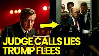Trump FLEES Courtroom after Judge calls out His LIES