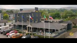 Grand Central Hotel Omeath, views of Carlingford Lough & Greenway in 4k video