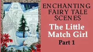 The Little Match Girl. Part 1 #Coloring in 'Enchanting Fairy Tales scenes'  #adultcoloring