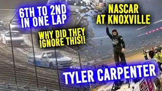 Tyler Carpenter IGNORED @knoxvilleraceway by @NASCARonFOX 