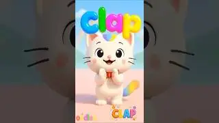 Clap Hands 👏 | Gentle Action Song for Kids | Calm & Fun Nursery Rhyme