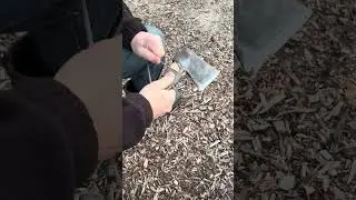 Lashing a Hatchet Head with Cordage | Quiet Bushcraft