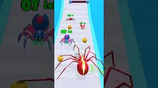 Spider and Insect Evolution Run #shorts #viral #games