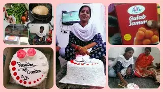 1k sub celebration 🎊🎉 || breakfast preparation || today tips💡|| Gulabjamun gift box 😋 #tips #happy